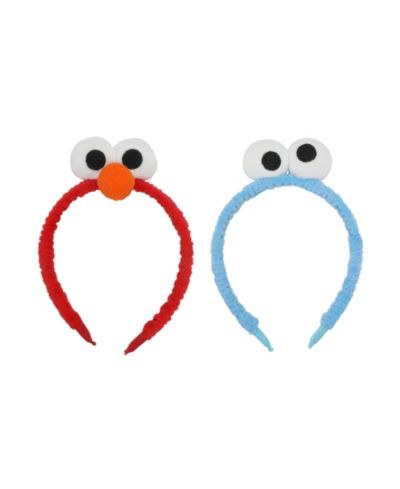 Sesame Street Elmo and Cookie Monster Cosplay Character Headbands (Set of 2)