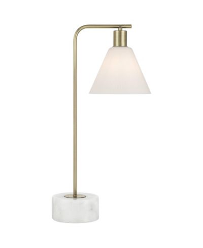 Настольная лампа 360 Lighting Bella, латунь и мрамор, с диммером, 24 1/2"