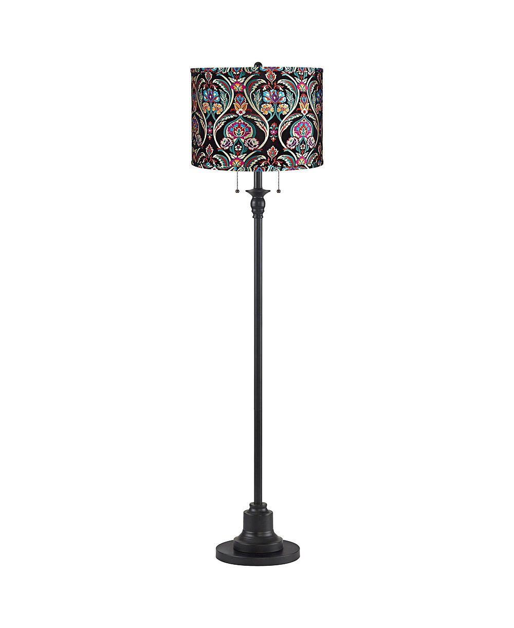 Напольный торшер 360 Lighting Dyna High Bohemian Embroidered Shade 2-Light