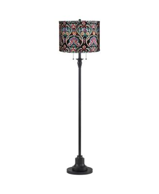 Напольный торшер 360 Lighting Dyna High Bohemian Embroidered Shade 2-Light
