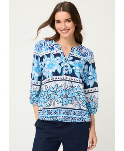 Olsen Women's Floral Panneaux T-Shirt