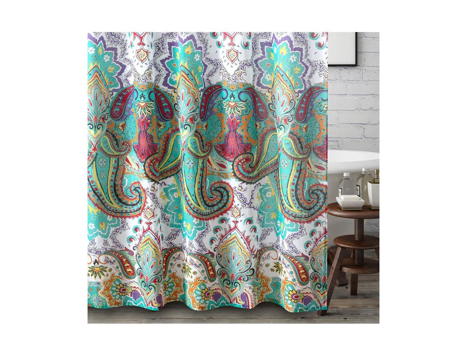 Greenland Home Fashions Barefoot Bungalow Nirvana Bath Shower Curtain