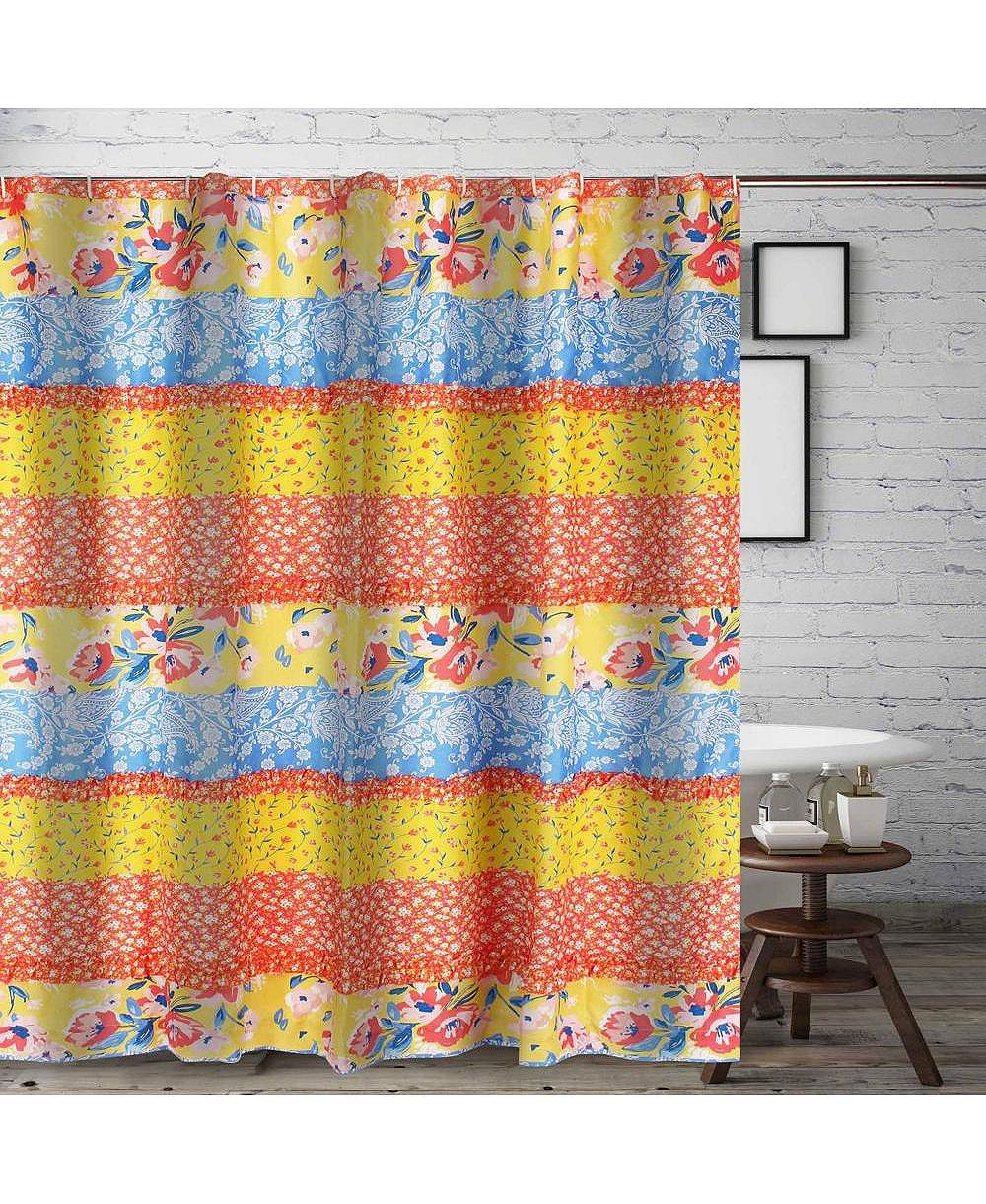 Занавеска для душа Greenland Home Fashions Skylar Ruffle-Embellished