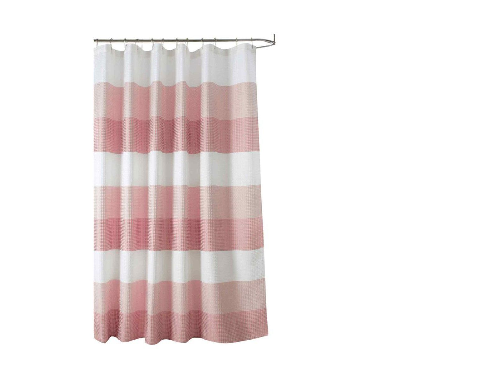 Штора для душа Olivia Gray Striped Waffle Jacquard