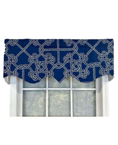 Занавеска RLF Home Ralph Lauren Ruffled Provance 3" Rod Pocket Valance 50" x 17"