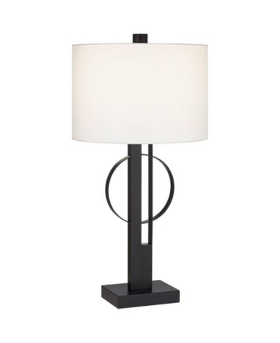 Possini Euro Design лампа-тумбочка Galaxy, 32" Tall, с USB портами