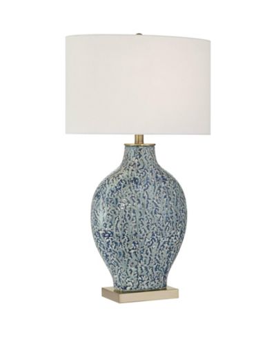 Possini Euro Design Victoria 29 1/2" Tall Modern End 3-Way Table Lamp \ Finish Ceramic Single Living Room