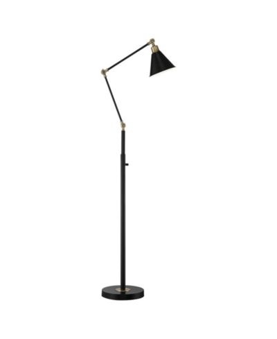 360 Lighting современный напольный торшер с USB-портом, 61" Tall, Brass