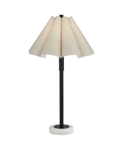 Настольная лампа Possini Euro Design Raul 29 1/4" Tall Modern, мраморная, с абажуром