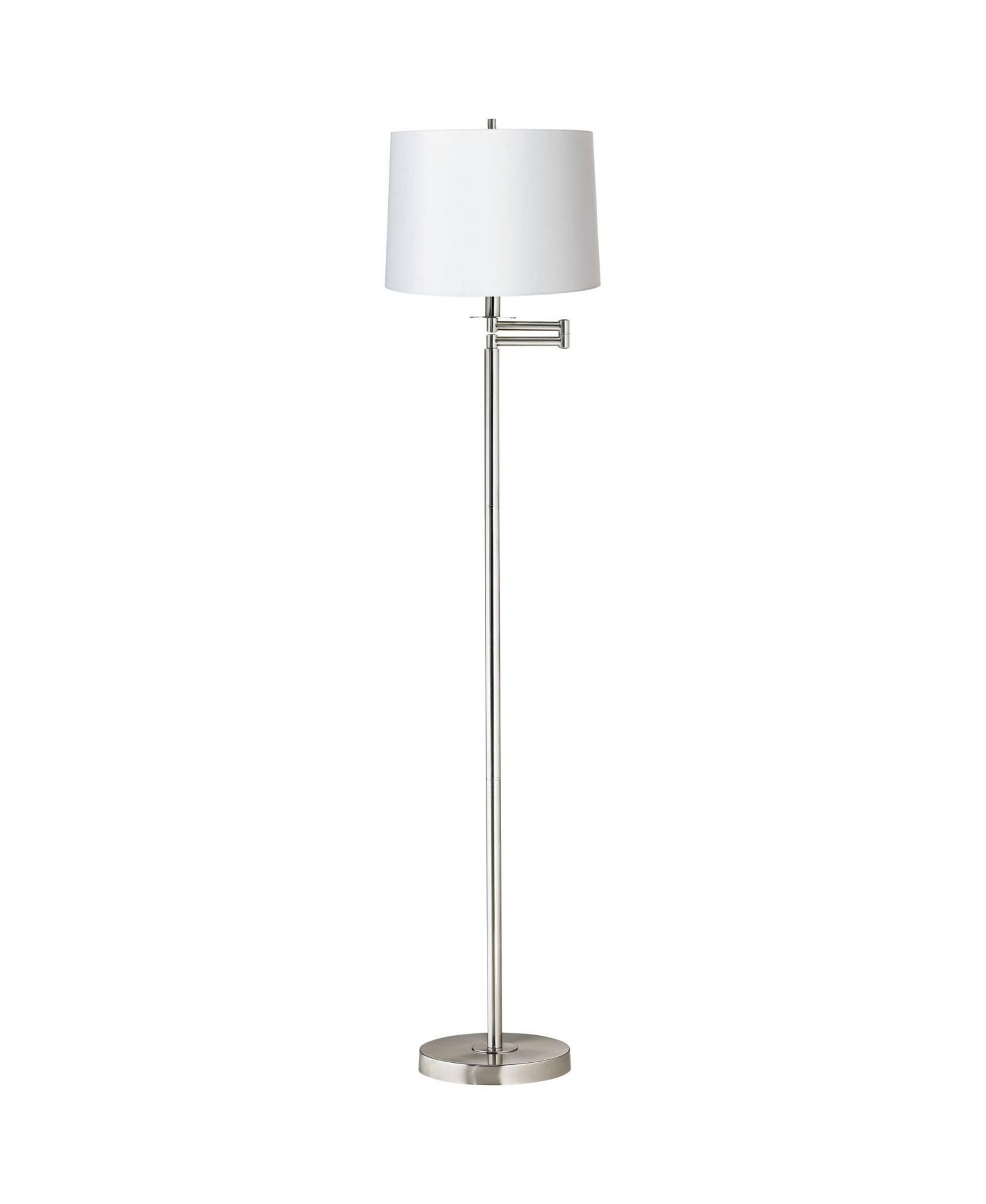 Напольный торшер 360 Lighting Modern Swing Arm 60.5" Tall Brushed Nickel