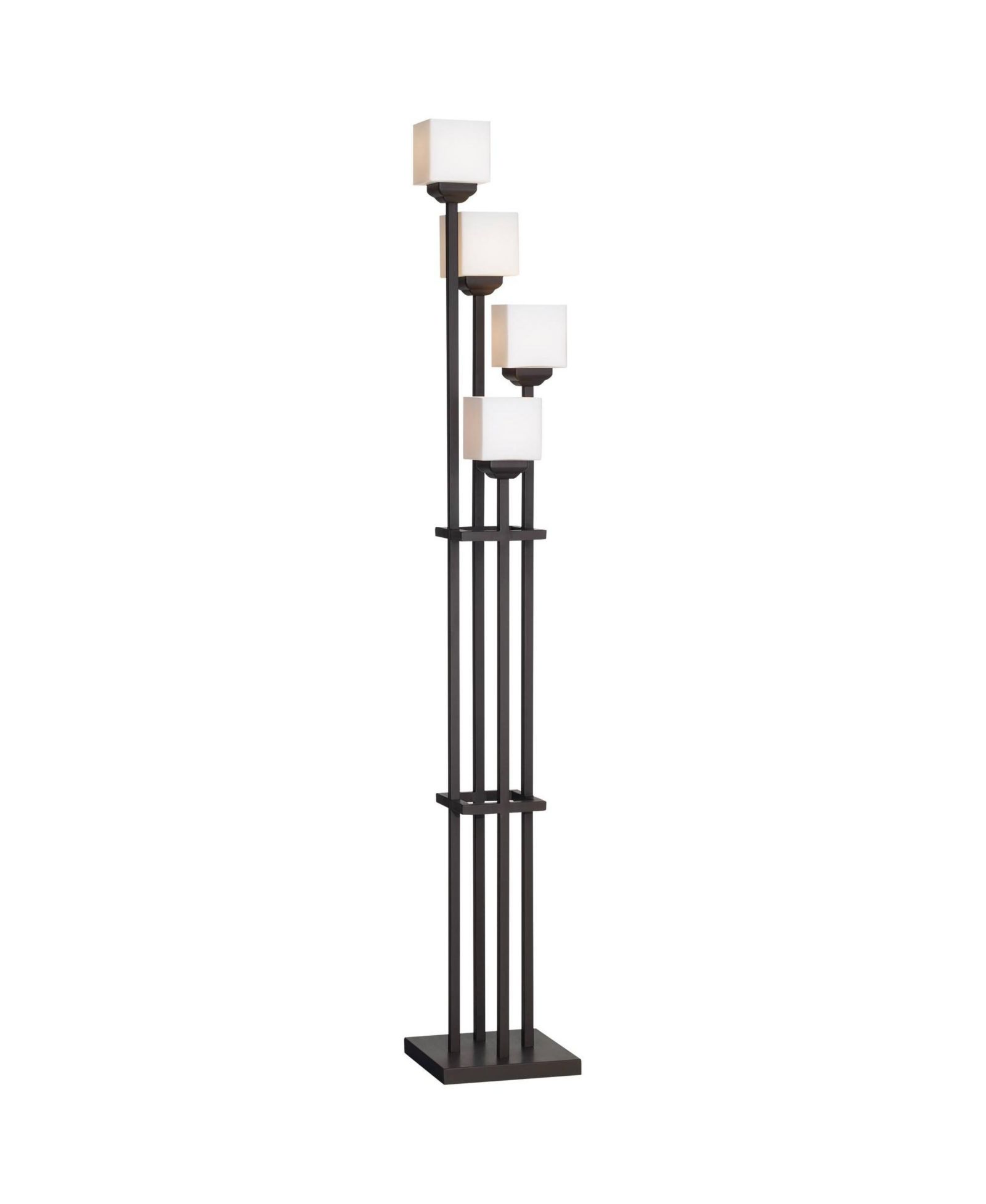 Franklin Iron Works Напольный торшер Light Tree Rustic Mission, 72 1/2" с умной розеткой