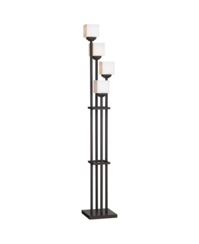 Franklin Iron Works Напольный торшер Light Tree Rustic Mission, 72 1/2" с умной розеткой