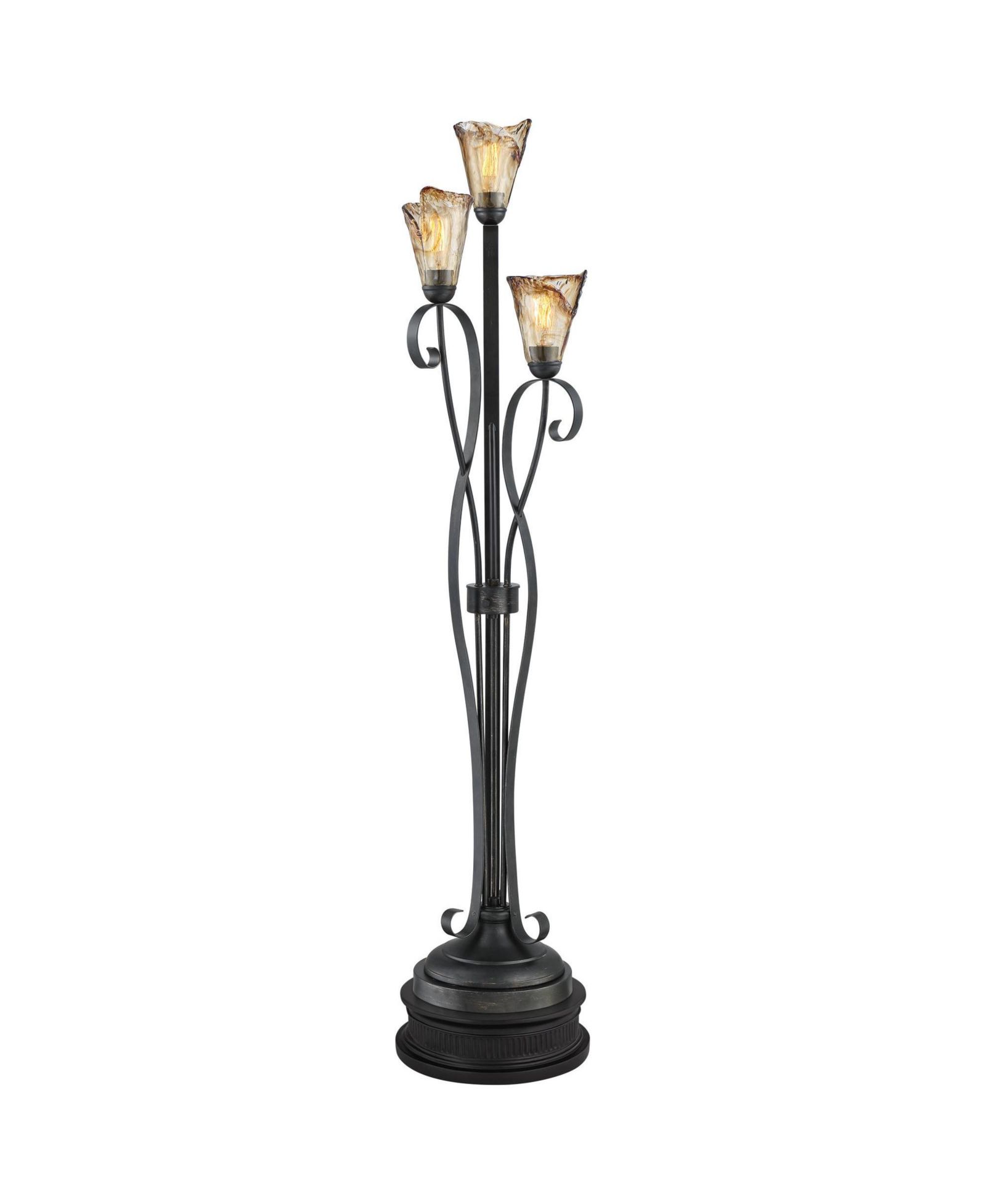 Торшер Franklin Iron Works Industrial Rustic Farmhouse, 70" Tall