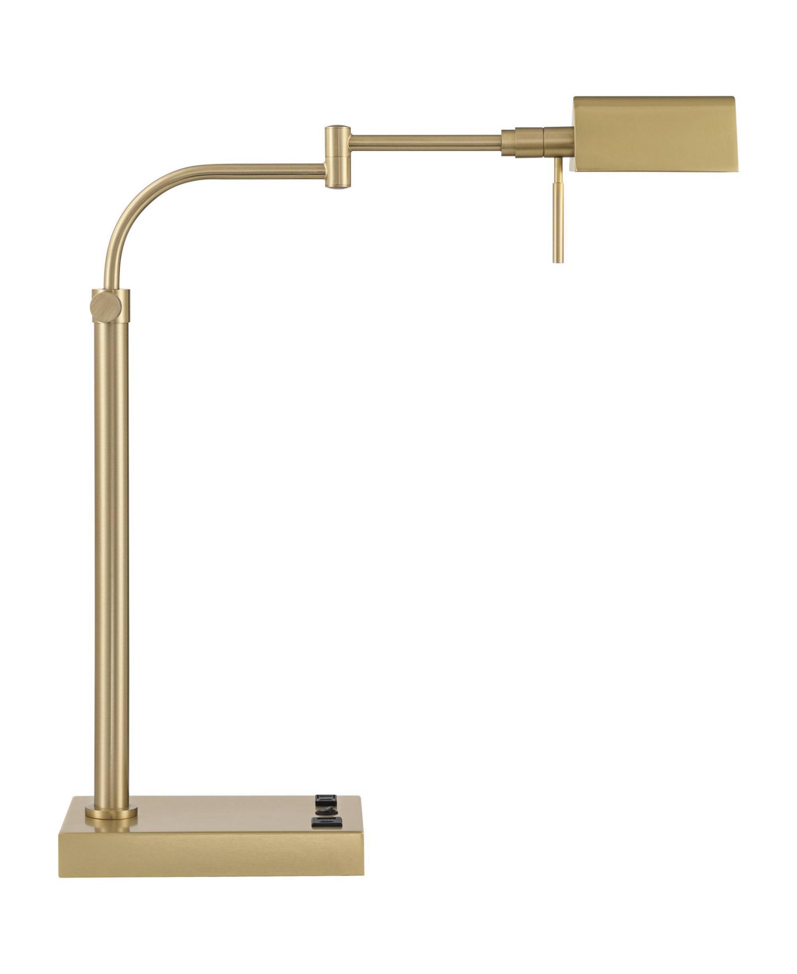 Современная настольная лампа Possini Euro Design Keegan 24 1/2" High с USB