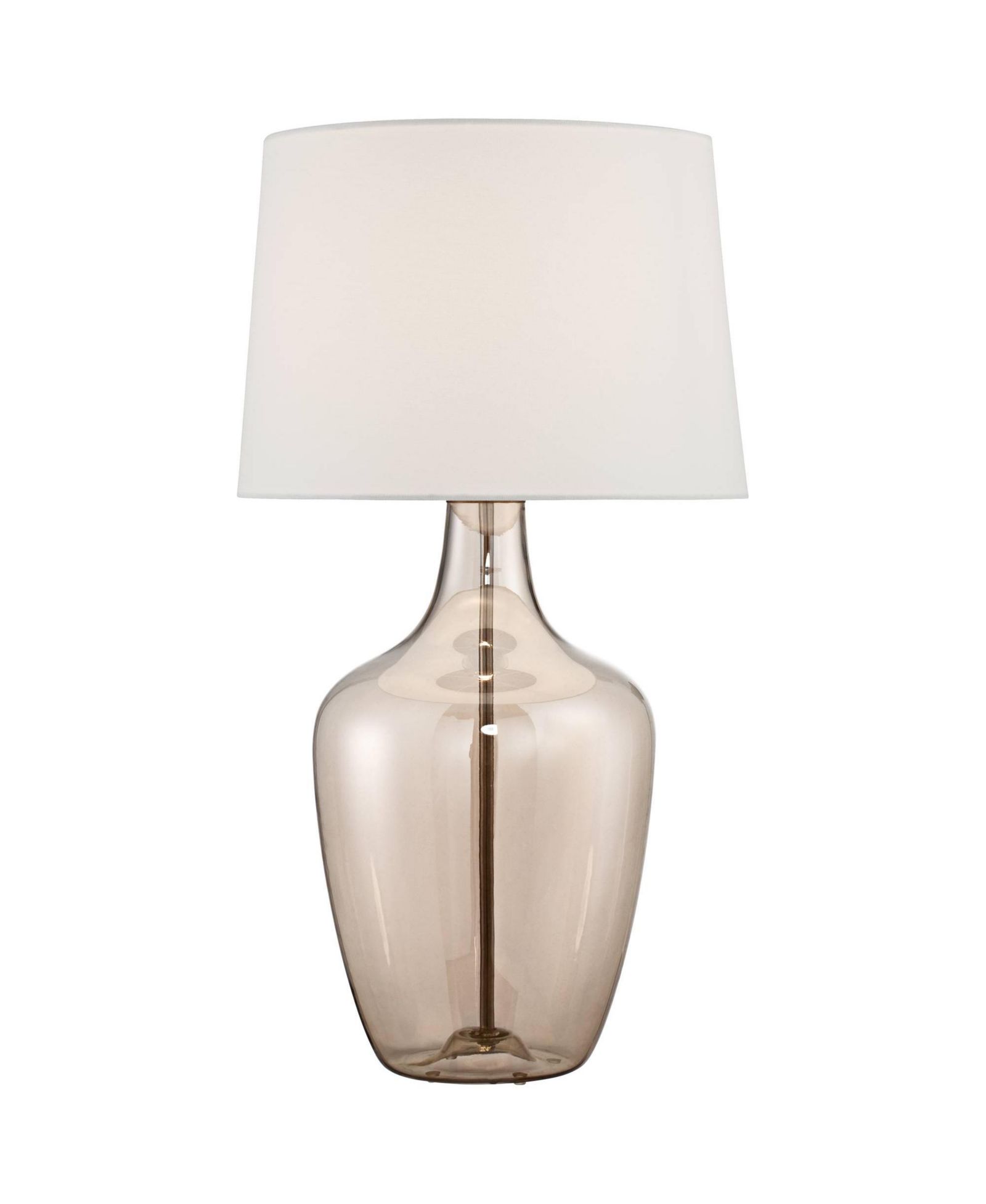 Possini Euro Design Современная настольная лампа с USB-портом, 31" высокая, плафон Champagne Glass