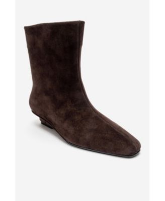 Brown suede