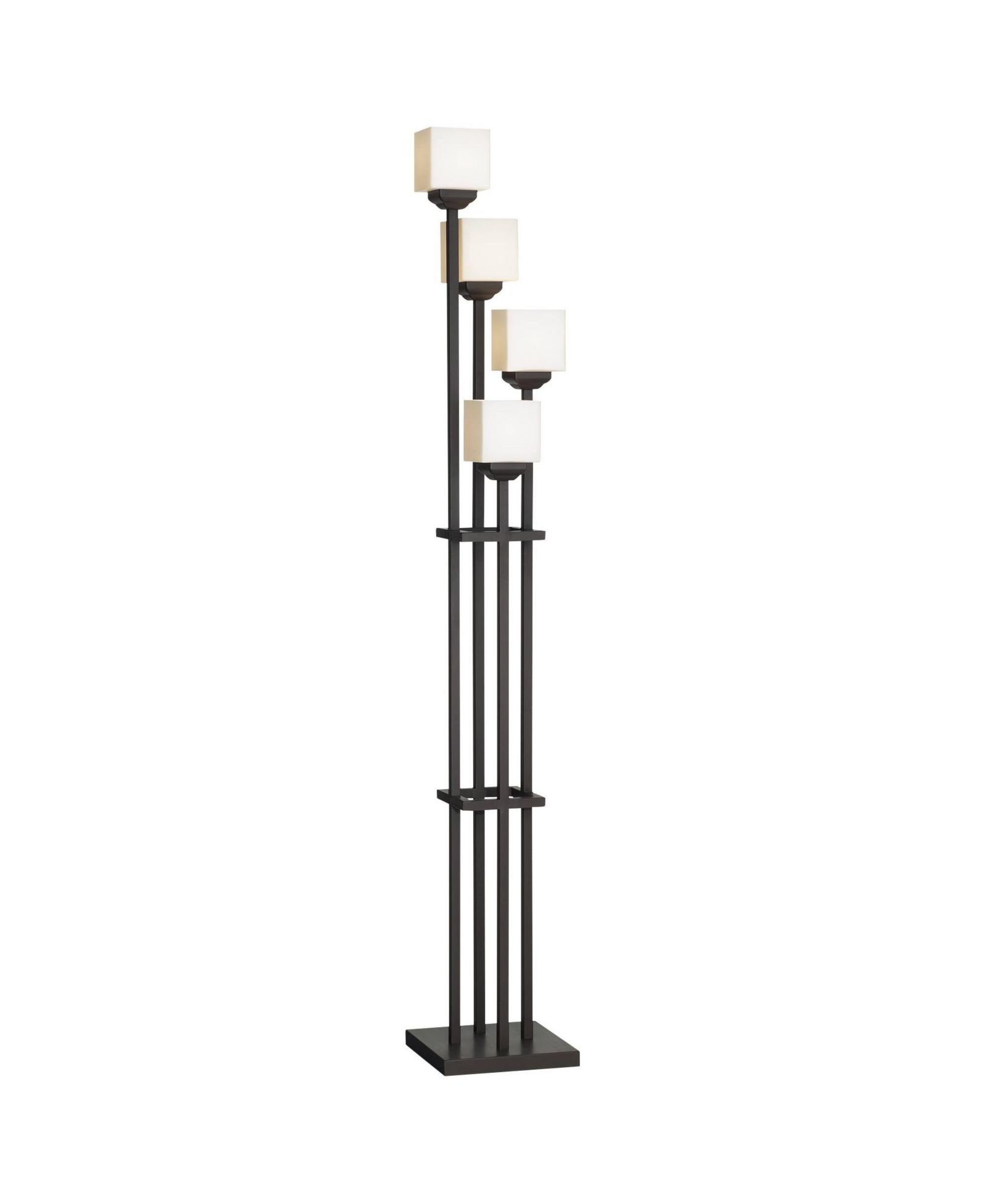 Торшер Franklin Iron Works Rustic Farmhouse с USB-портом 4-light 72 1/2"