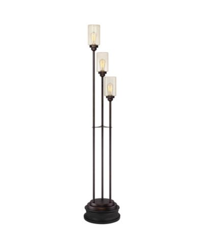Напольный торшер Franklin Iron Works Libby Modern Industrial Tree 66" Tall Metal 3 Light Dimmable LED