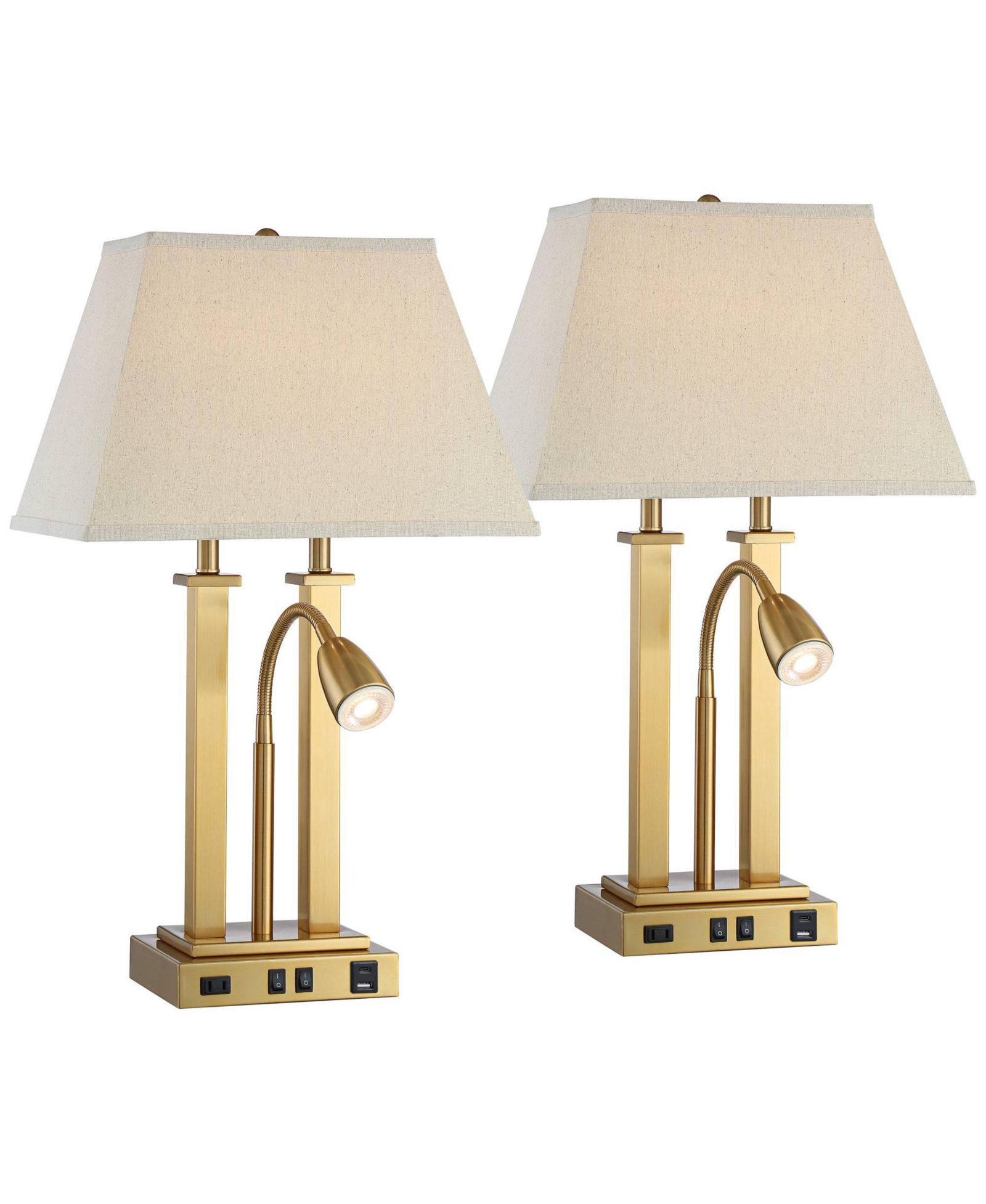 Набор настольных ламп Possini Euro Design Deacon 26"