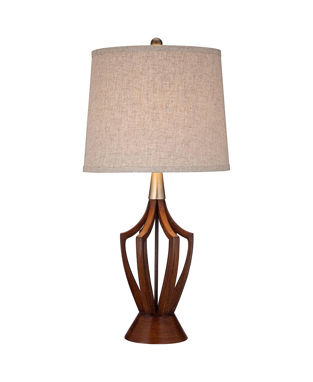 Настольная лампа 360 Lighting St. Claire Modern Mid Century, дерево и USB, 30 3/4" Tall