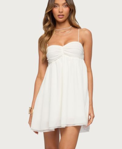 Edikted Женское мини-платье Babydoll из шифона