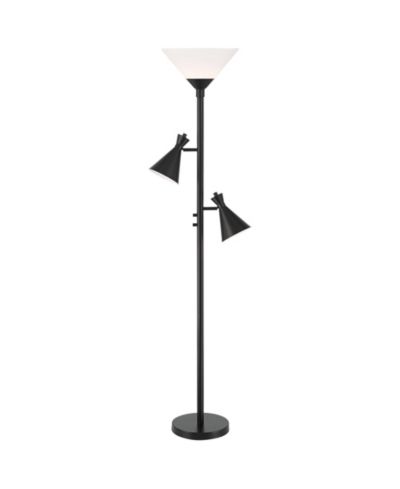 Напольный торшер Possini Euro Design Ballard Modern 72" Tall Skinny Tree с боковыми лампами, диммируемый, металлический