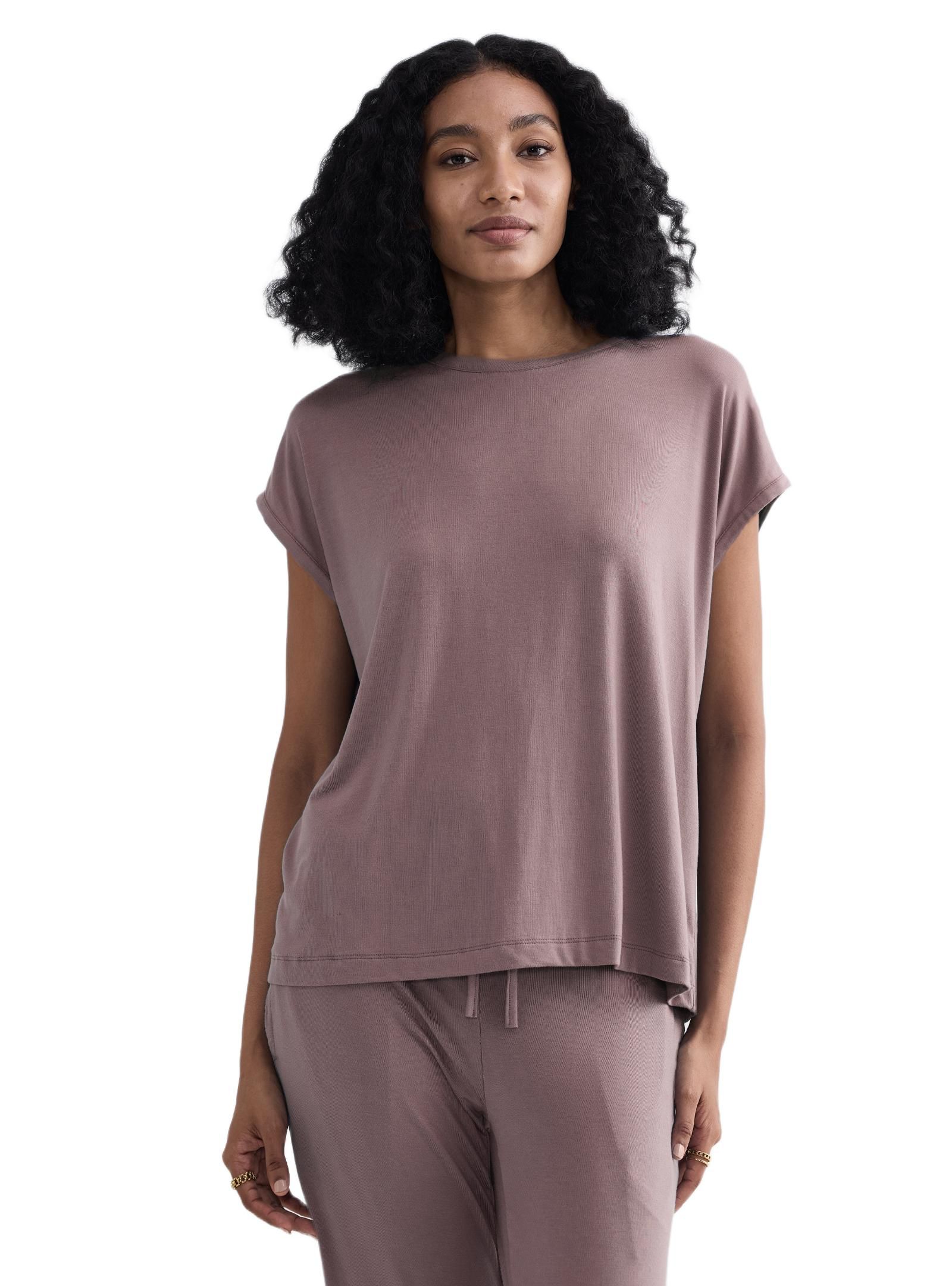 Reistor Women's Relaxed Tee in Dusty Rose