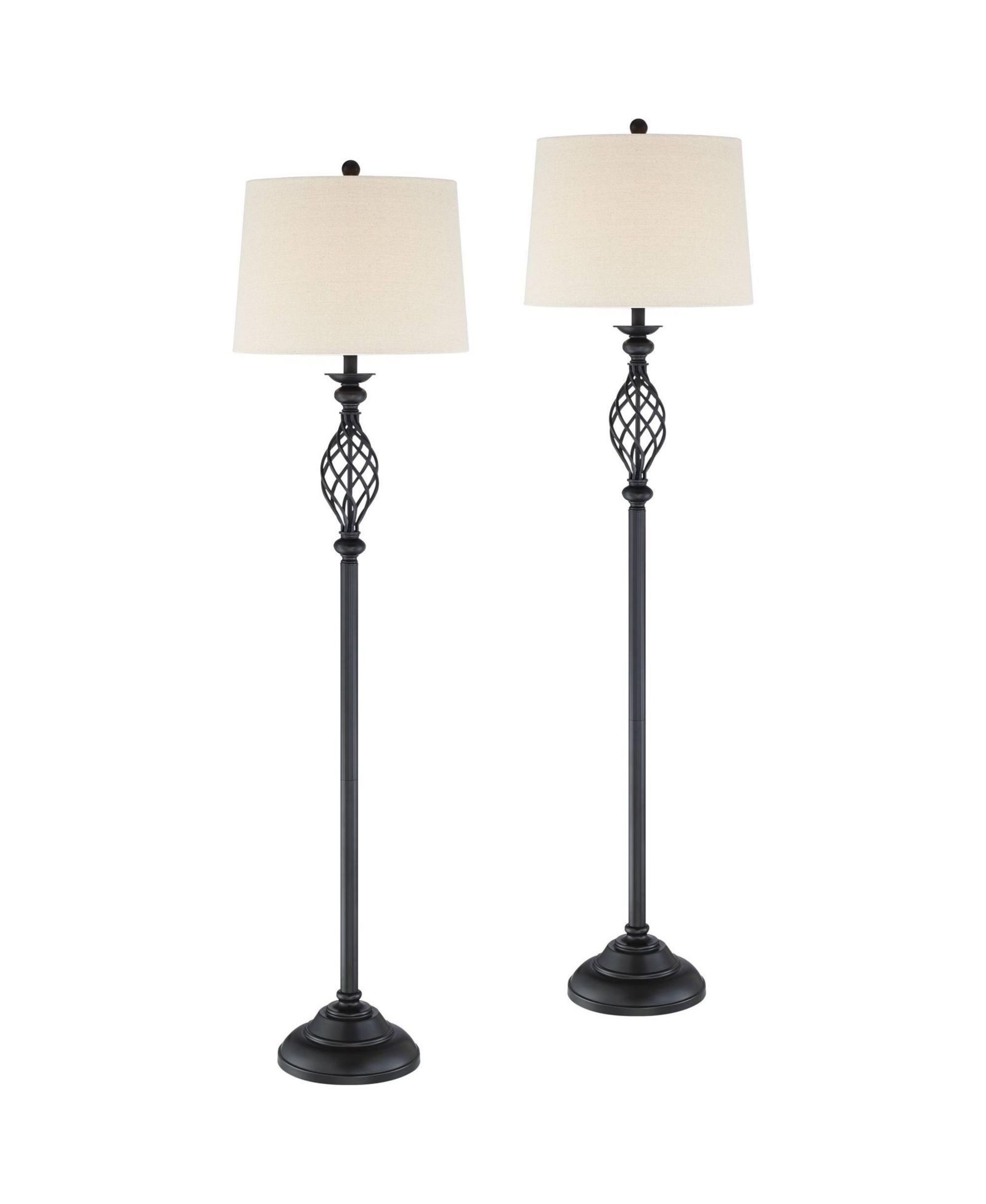 Набор напольных ламп Franklin Iron Works Annie Traditional 63" Tall