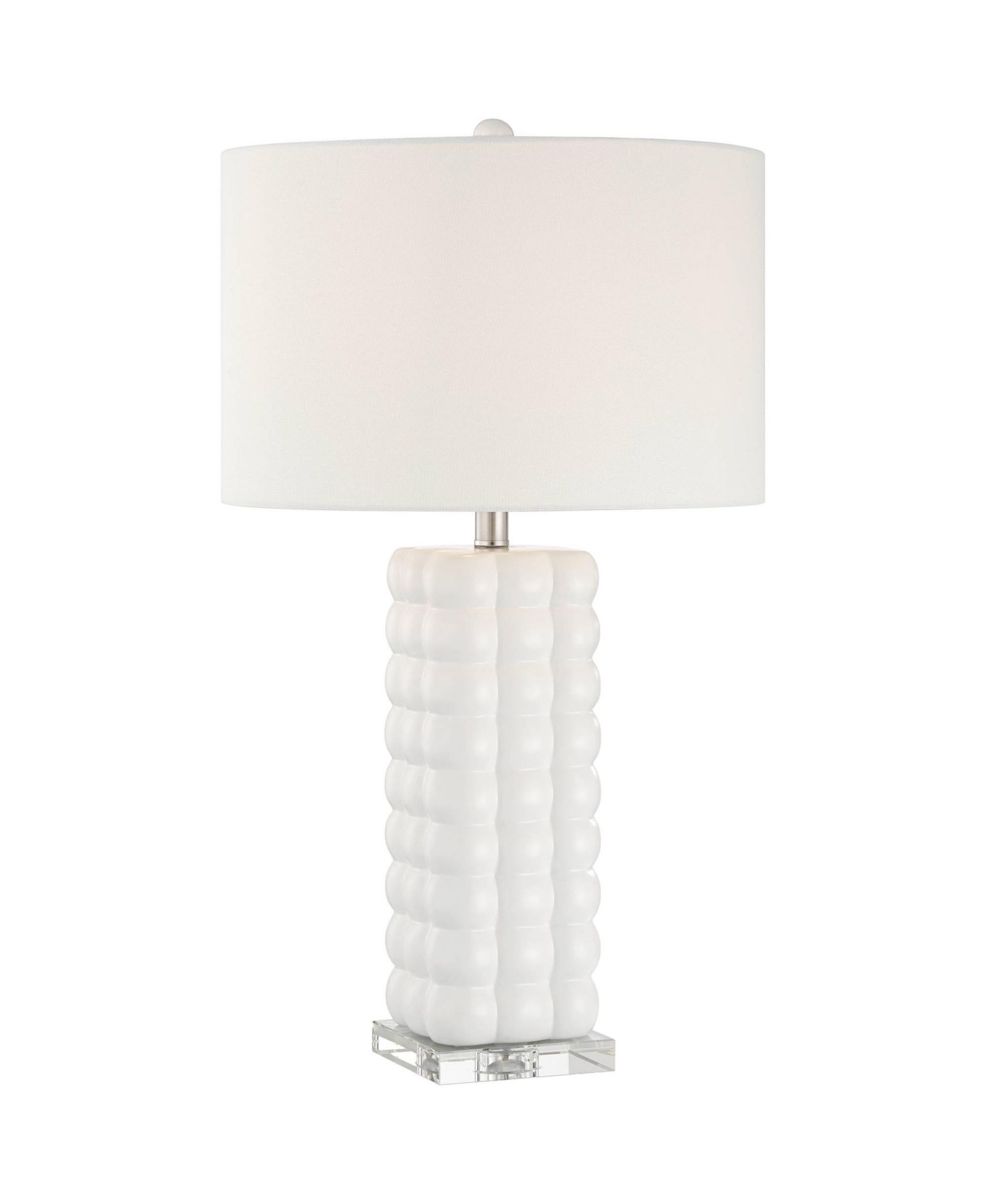 Настольная лампа 360 Lighting Carrie 28" High Textured Bubble Ceramic 3-Way