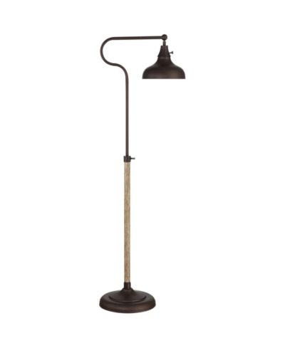 Franklin Iron Works Ferris Industrial Rustic напольный торшер 57"