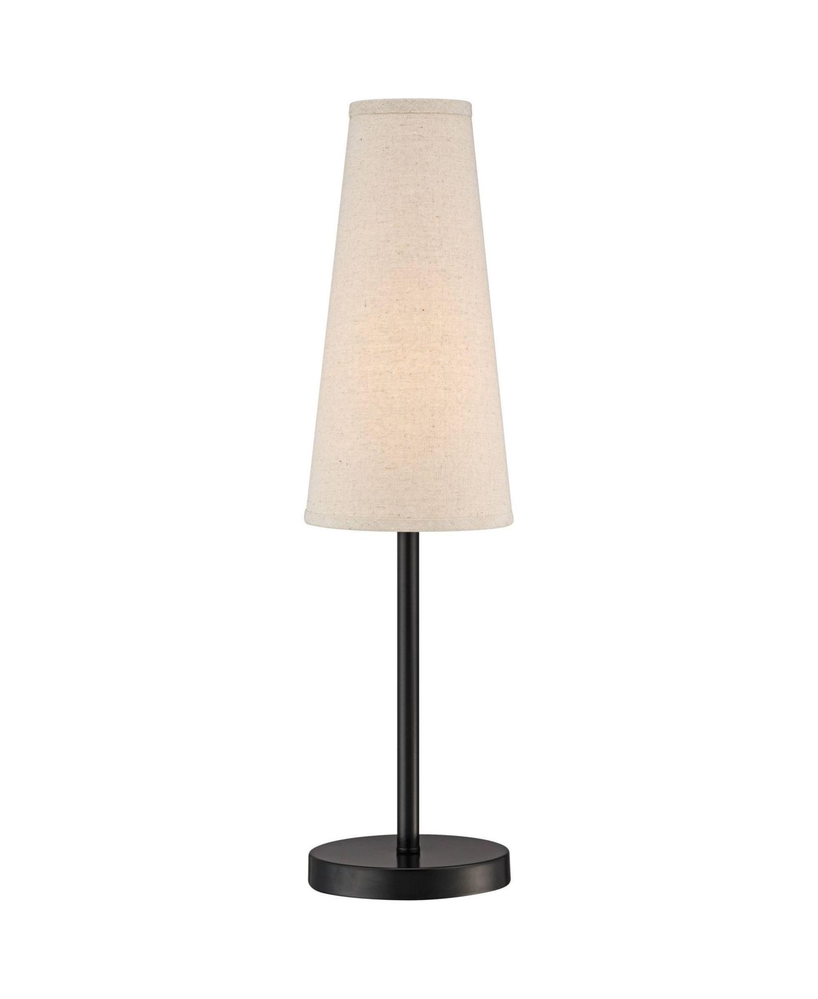 Современная настольная лампа 360 Lighting 26" High Espresso Metal Linen