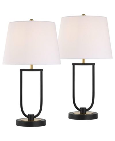 Набор из 2 шт. 360 Lighting Pellana Brass USB Table Lamp