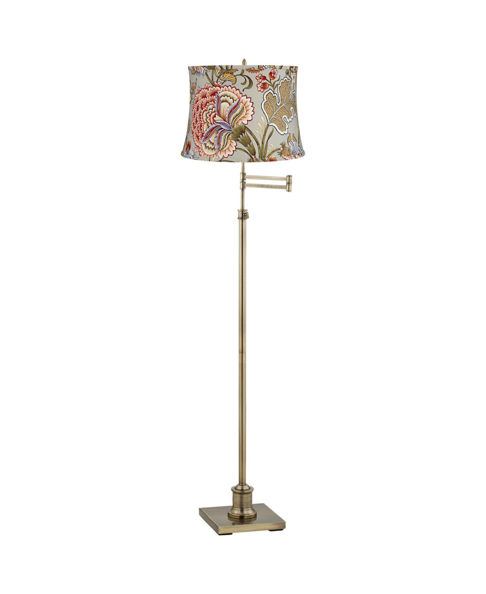 360 Lighting Chic Style Swing Arm Adjustable Floor Lamp 70" Tall