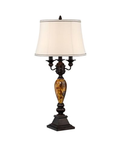 Настольная лампа Kathy Ireland Mulholland Traditional 37" Marbleized