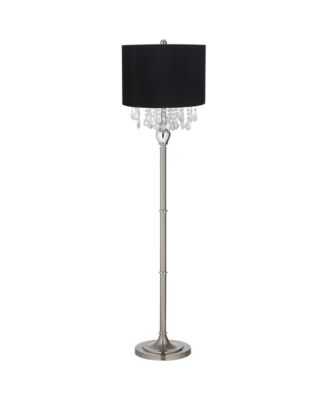 Торшер 360 Lighting Modern Satin Steel Chrome Crystal Chandelier