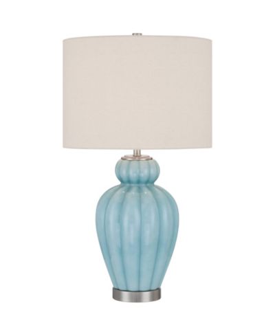Настольная лампа 360 Lighting Leros 27 1/2" Glass Gourd с диммером
