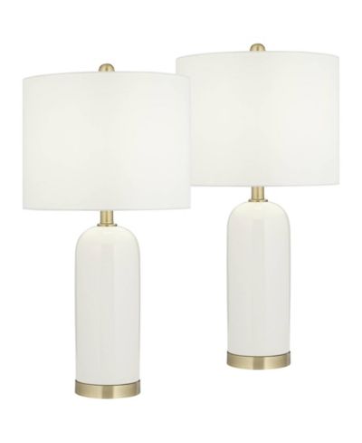 Набор из 2 современных прибрежных настольных ламп 360 Lighting Draper