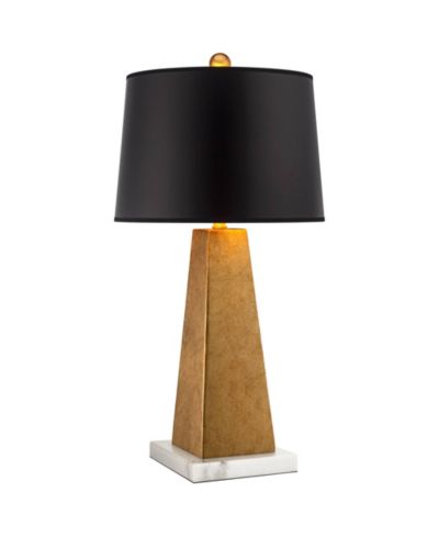 Possini Euro Design Настольная лампа Obelisk с мраморным основанием 26"