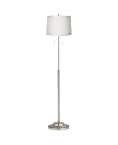 Торшер 360 Lighting Abba Modern, 66" Tall, никель и ткань