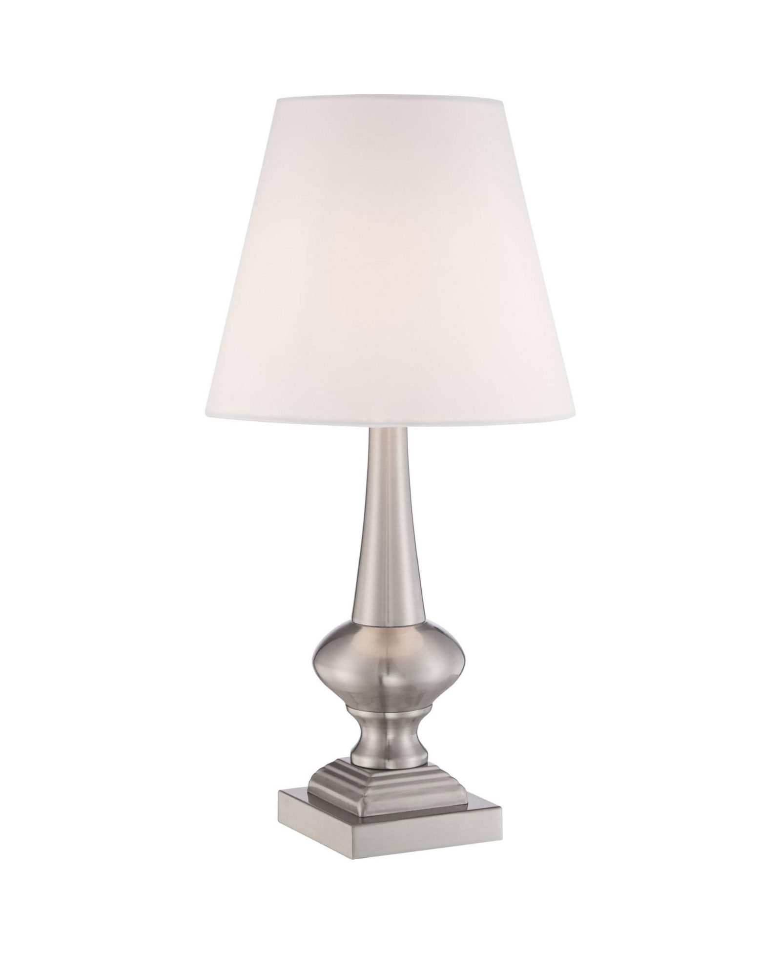 360 Lighting Modern Desk Table Lamp 19" High Brushed Steel