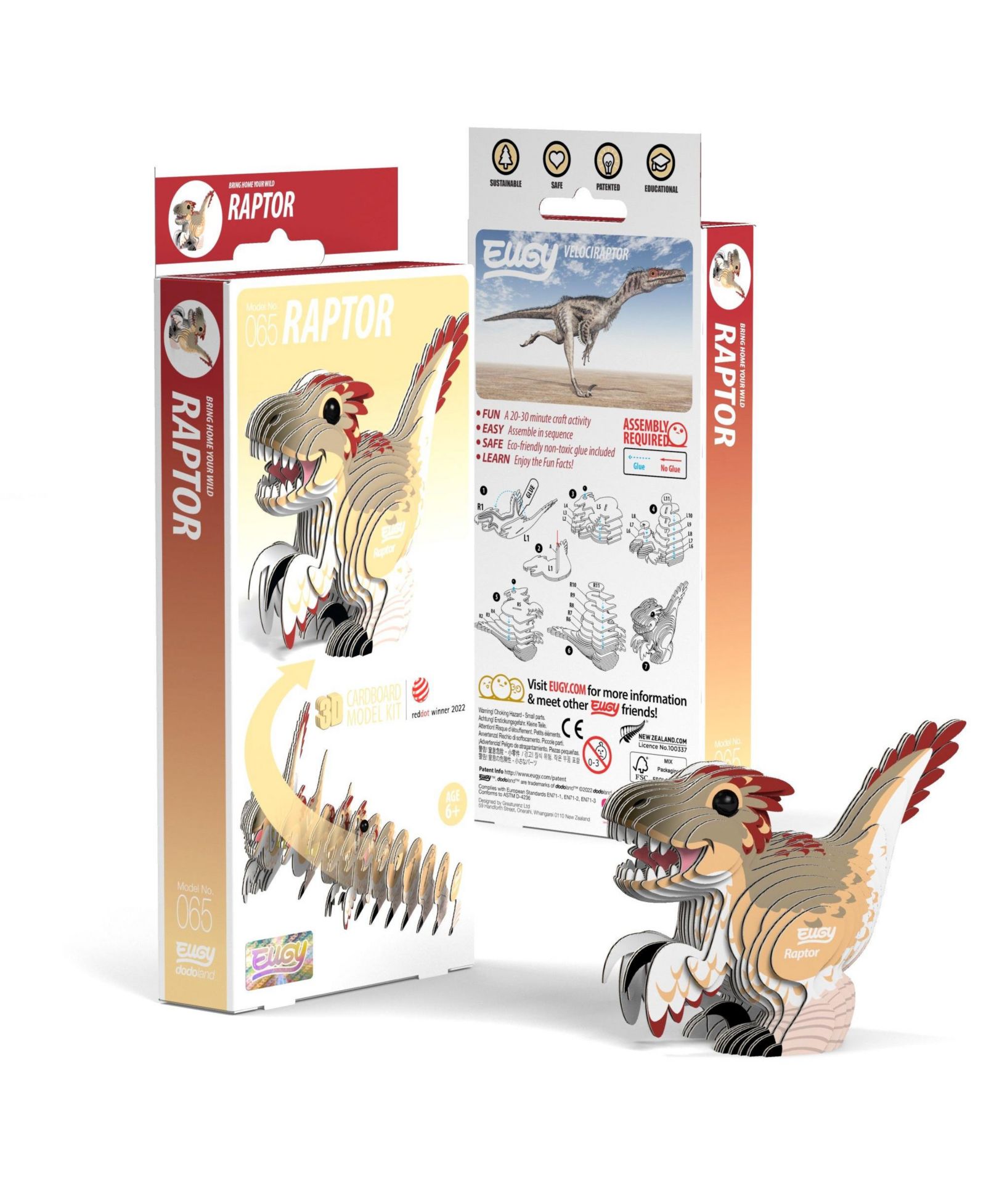 3D-пазл Eugy Raptor