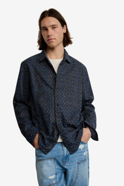 Desigual Мужская этническая вышитая рубашка
