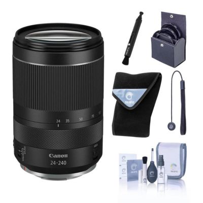 Canon RF 24-240mm f/4-6.3 IS USM зум-объектив, комплект с набором фильтров ProOptic 72mm, набором для чистки, очистителем линз, чехлом и ремешком для крышки