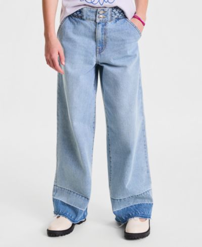Levi's Детские джинсы с высокой посадкой и эффектом плетения