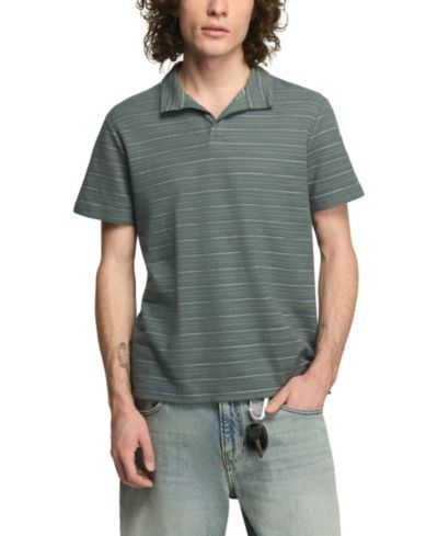 Мужская рубашка-поло Lucky Brand Men's Jacquard Striped