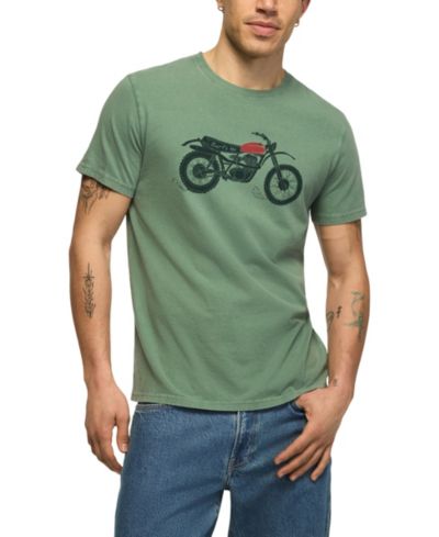 Lucky Brand Men's Surfs Up Dirtbike Graphic T-Shirt