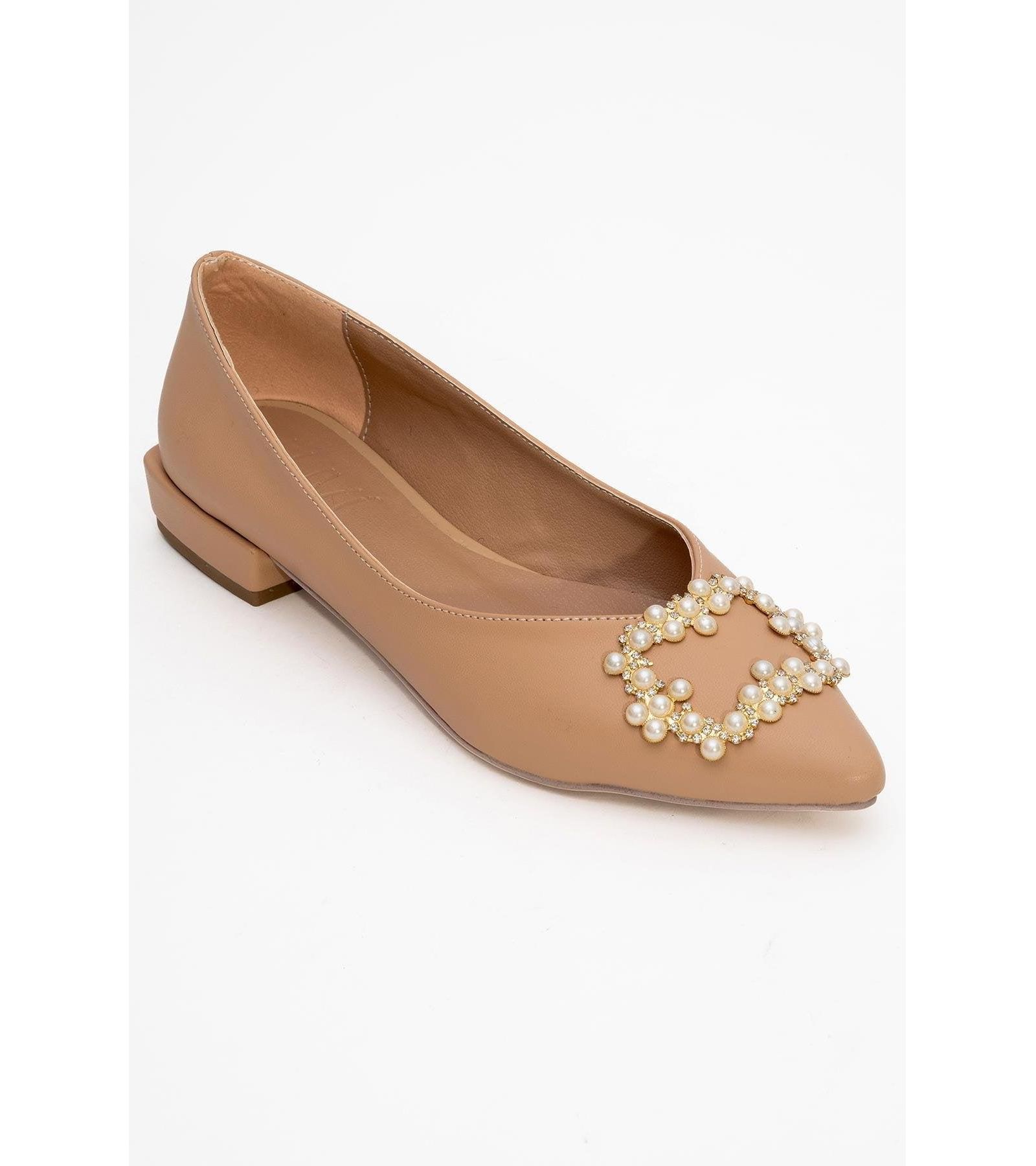 Prologue Shoes Женские балетки Ghent с жемчужным декором