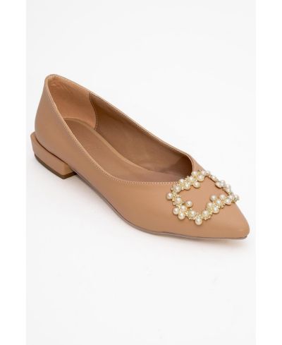 Prologue Shoes Женские балетки Ghent с жемчужным декором