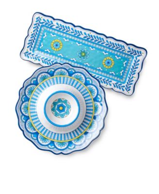 Certified International Porto Chip-and-Dip and Rectangular Platter, 2-Piece Set