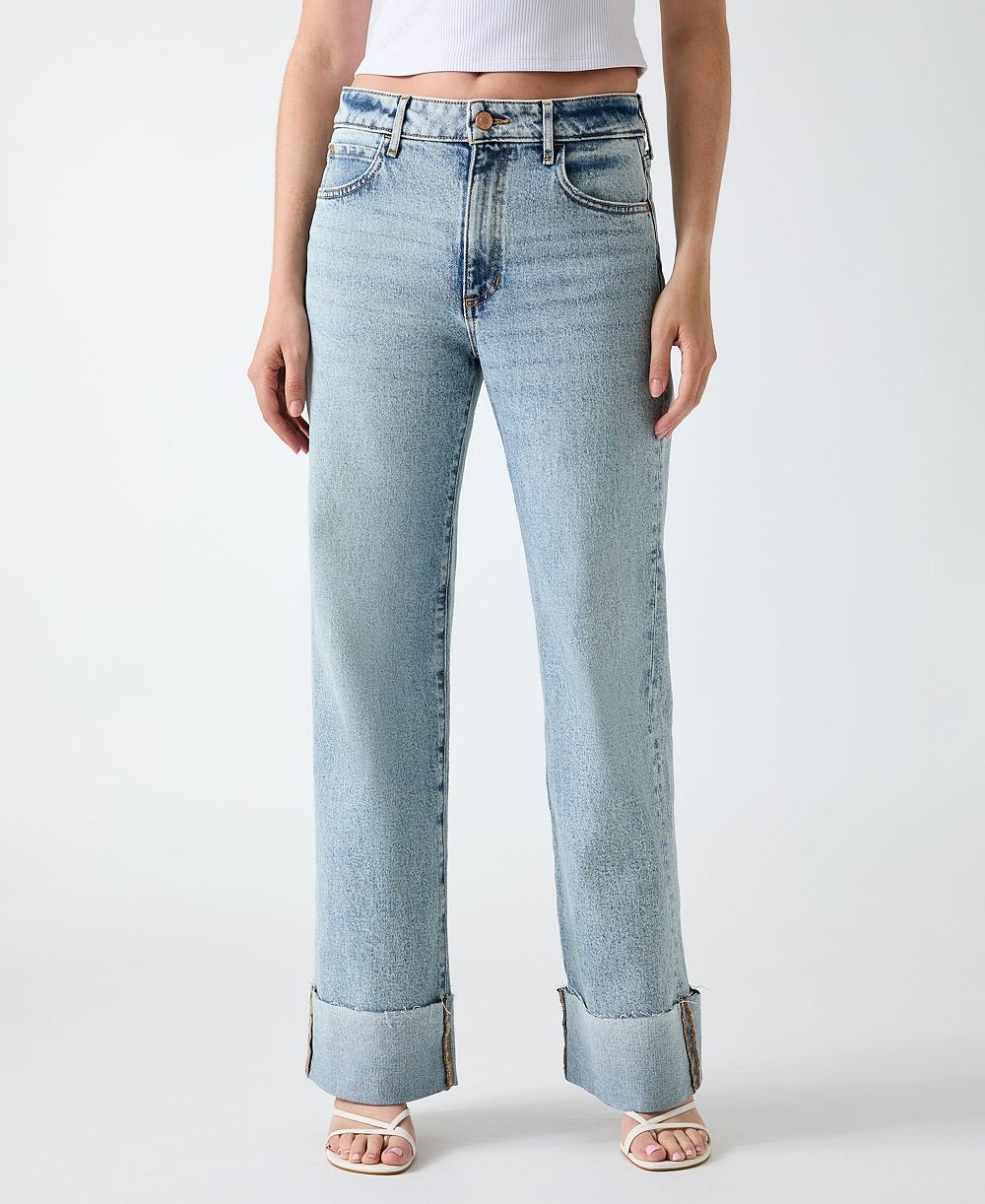 GUESS Women's Rey Wide-Leg Jeans